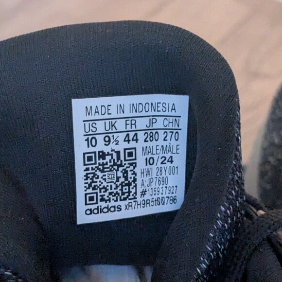 Adidas Ultradream DNA shoes | Sz 10 men | Black / Grey - Picture 6 of 6